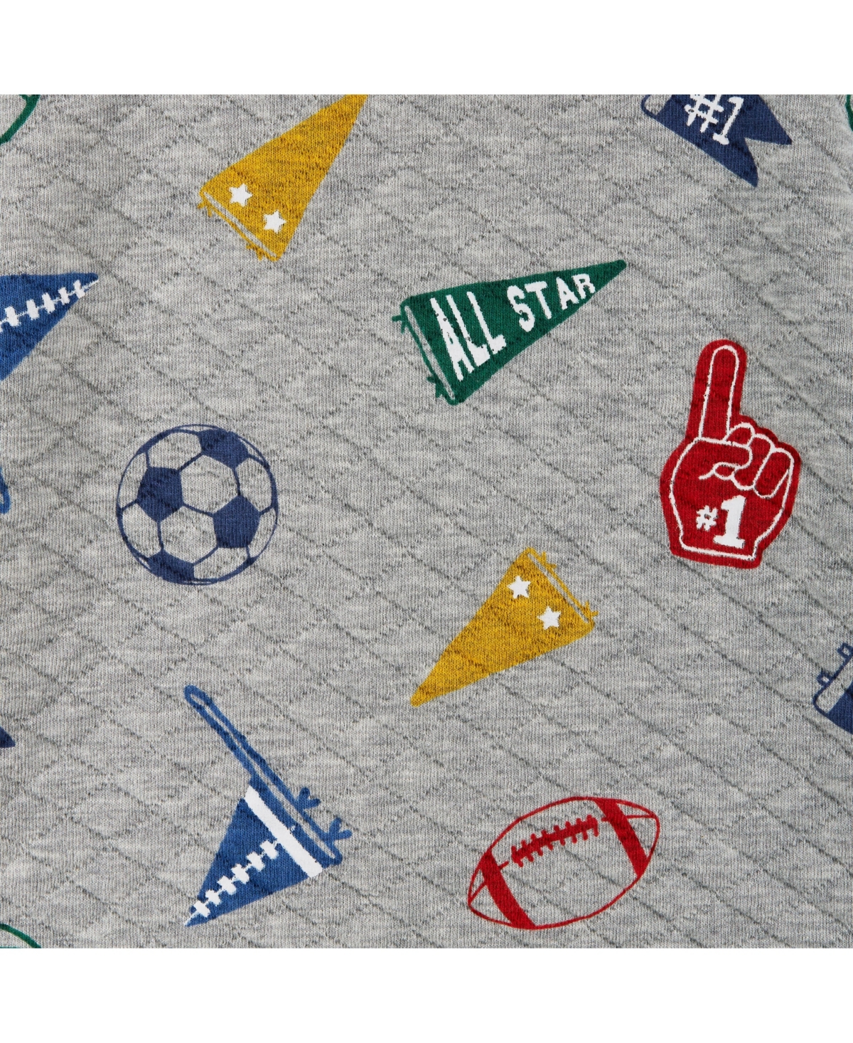 Andy & Evan Toddler/Child Boys Varsity Print Hooded Lounge Set