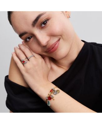 Disney Beauty and the Beast Enchanted Rose Snake Chain Bracelet