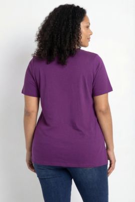 Plus Size Perfect Short-Sleeve Crewneck Tee