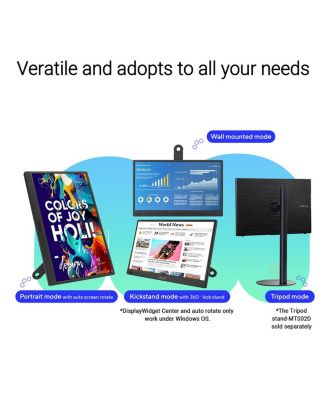 ZenScreen MB169CK 15.6" 16:9 Full HD Portable USB-C IPS LED Monitor