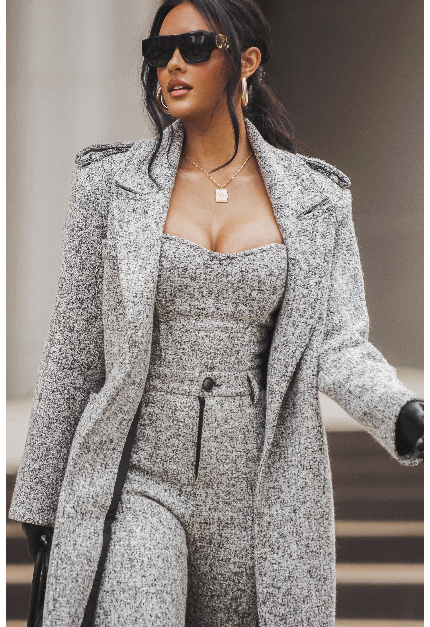 Women's All You Need Tweed Corset