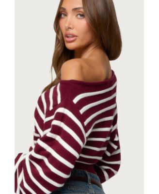Women's Mika Off Shoulder Oversized Sweater
