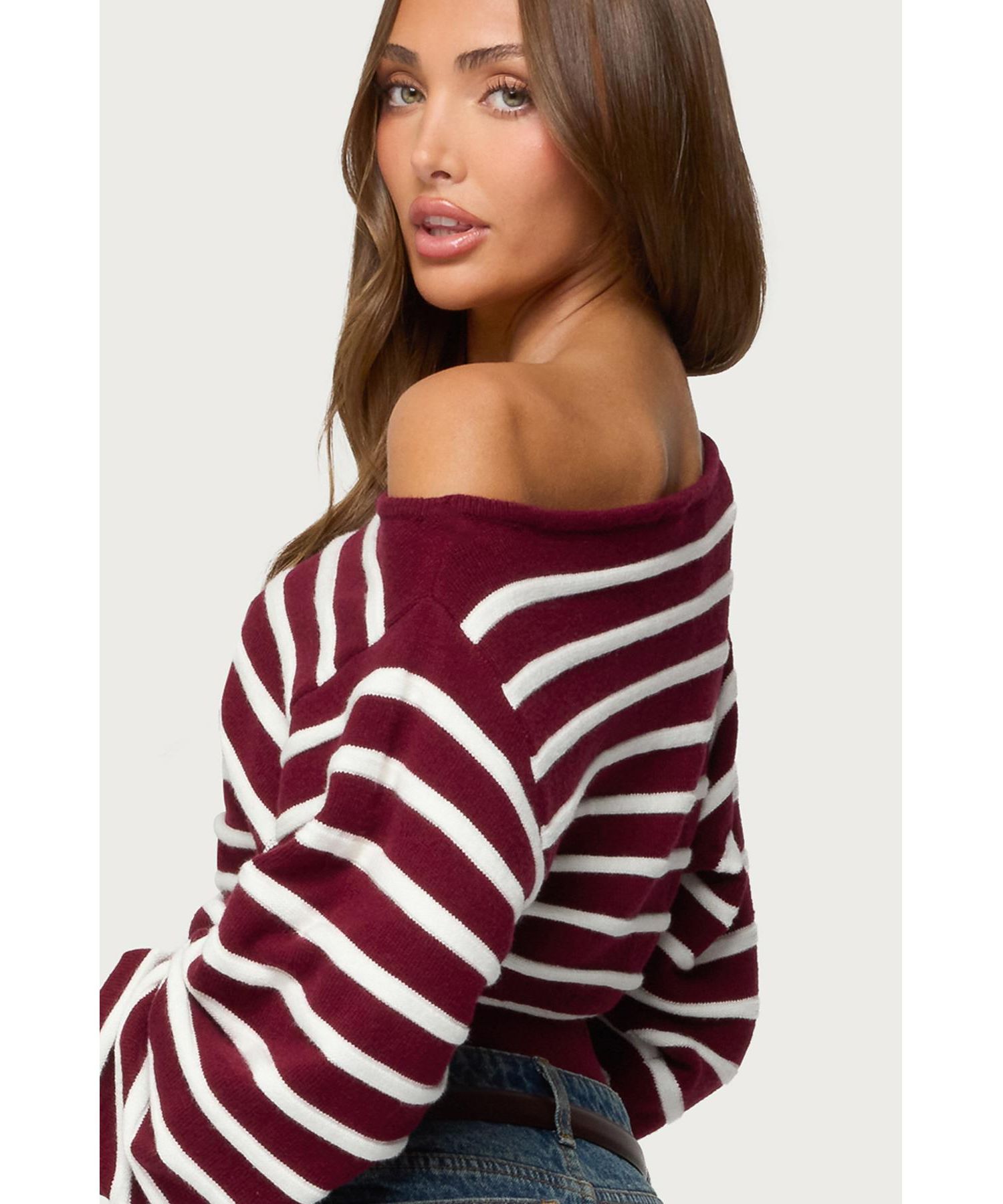 Women's Mika Off Shoulder Oversized Sweater