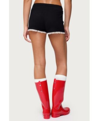 Women's Sansa Lacey Knit Micro Shorts