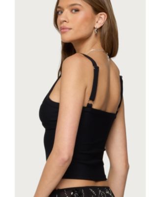 Women's Karin Cut Out Ribbed Tank Top