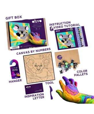 OKTO Air-Dry Clay by Numbers – 29x29 Koala (11.4 x 11.4 in)