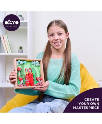 OKTO Air-Dry Clay Little Worlds – Mommy Troll — Foam (8.3 x 8.3 in)