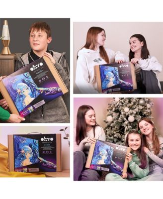 OKTO Air-Dry Clay 3D Painting Kit – MANGA Water 29x29 (11.4 x 11.4 in)