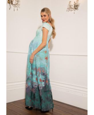 Maternity Aria Off Shoulder Gown
