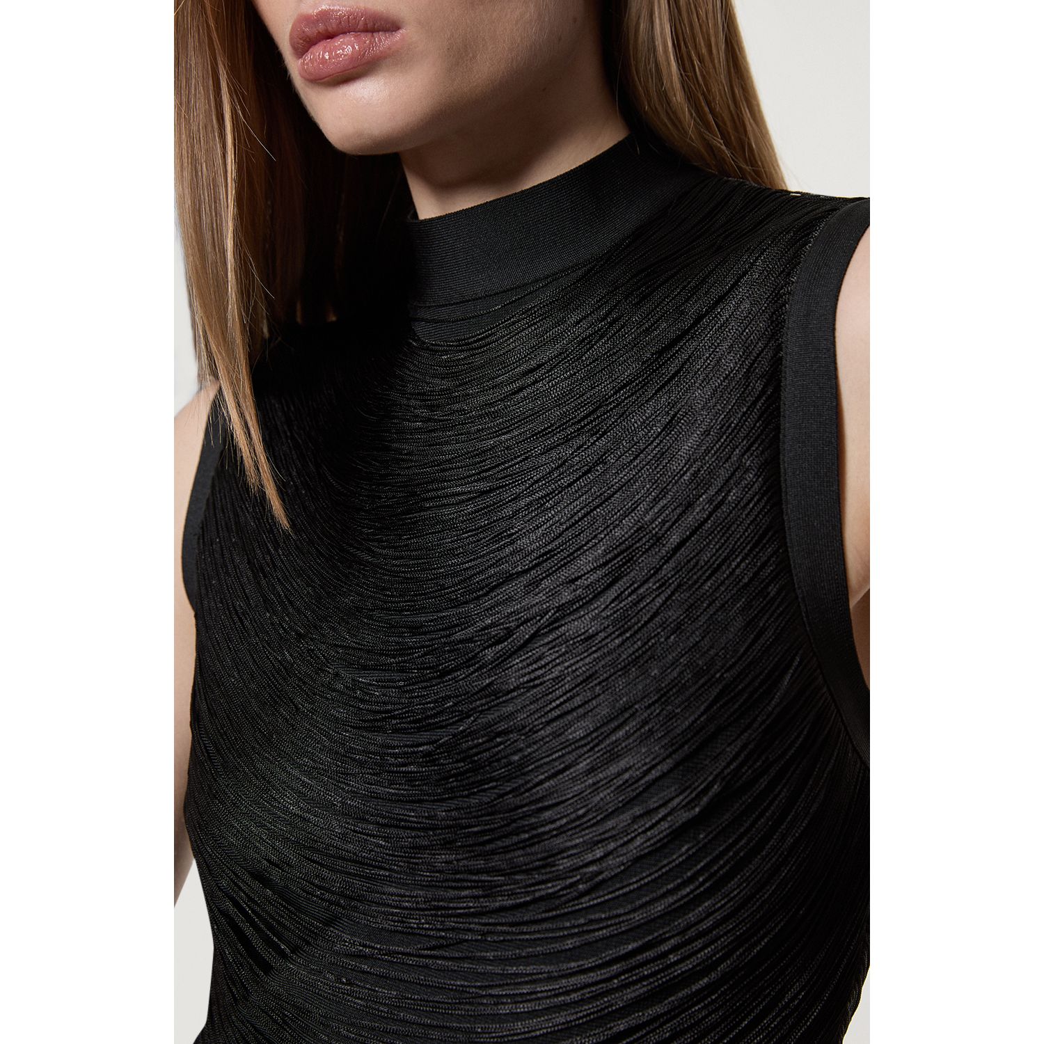 Women's Knit Tassel Mini Dress