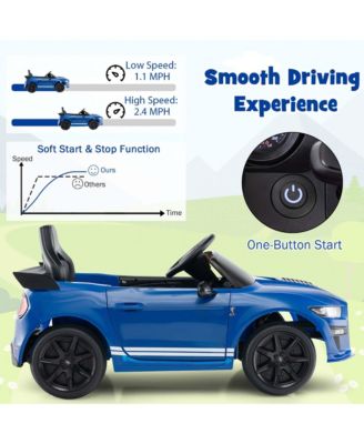 12V Licensed Ford Mustang Shelby GT500 Kids Ride on Car with Remote Control