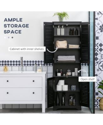Bathroom Storage Cabinet with Durable Space-Saving Design for Towels