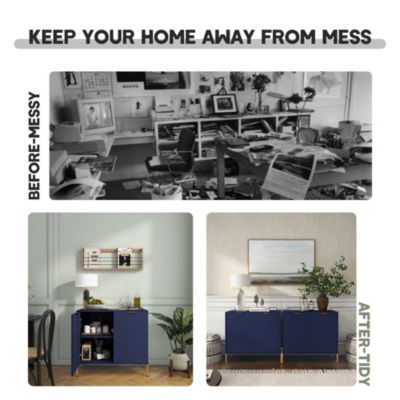 2-Door Accent Cabinet Storage Cabinet