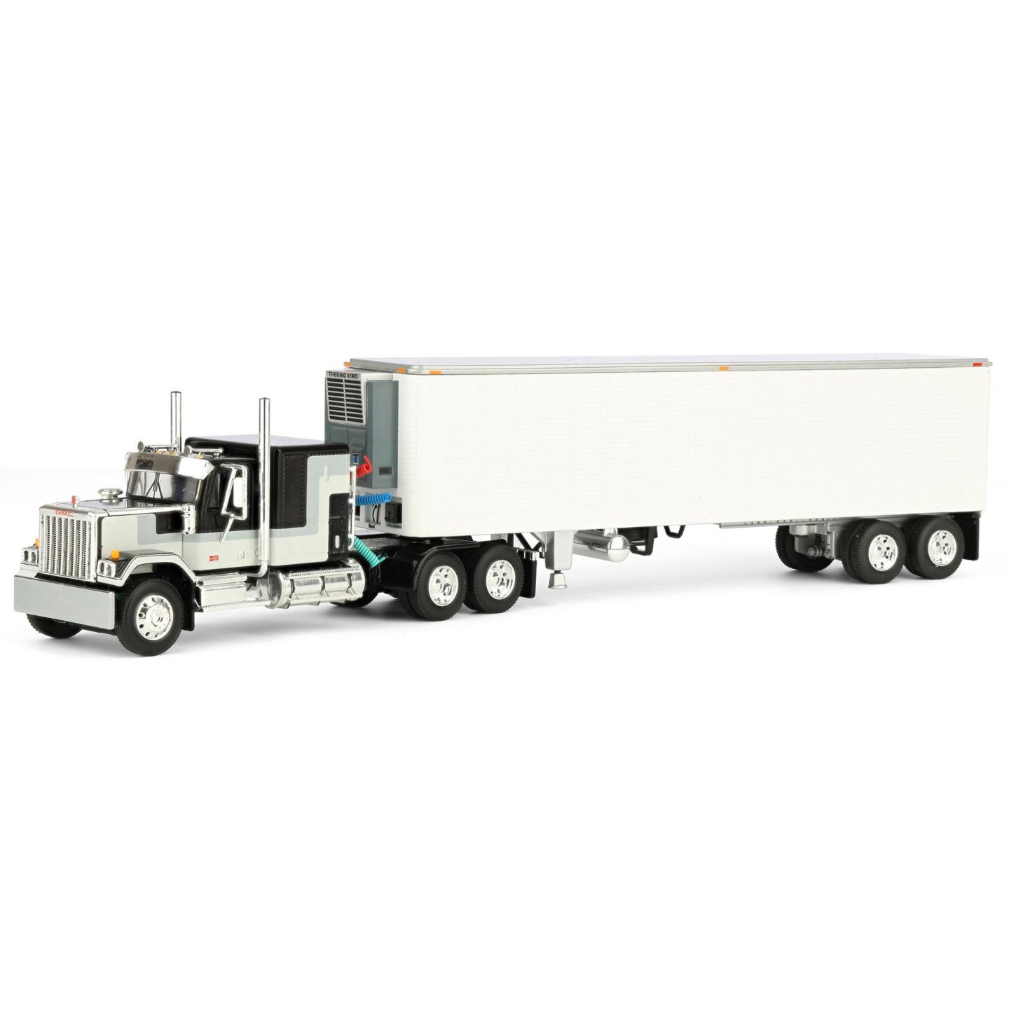 Детские игрушки First Gear 1/64 Scale Diecast GMC General Semi Truck and Trailer, 2-Piece Set — фото 1