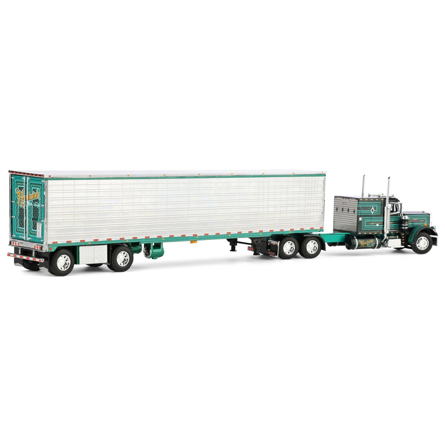 Детская игрушка First Gear 1/64 Scale Big Rigs II Peterbilt 359 Reefer Trailer Collectible Toy Truck, Hardwick Motor Freight — фото 3