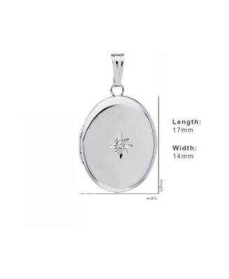 Sterling Silver 14mm Polished Locket for Women