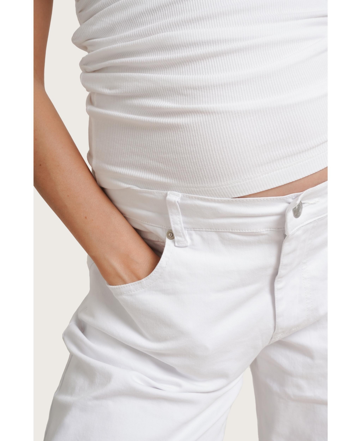 Nom Maternity Slouch Under the Belly Denim