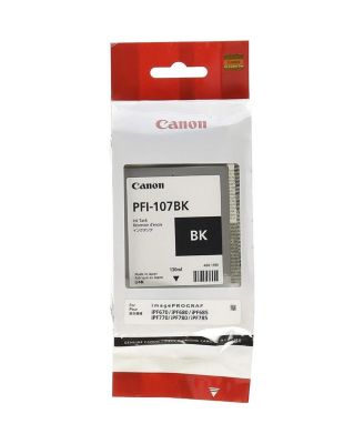 4x PFI-107 130ml Ink Tank for Canon iPF680/685/780/785, Black