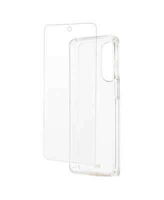 Protection Pack Tough Case and Glass Screen Protector for Motorola Moto G Stylus 5G (2022) / Moto G Stylus (2022)