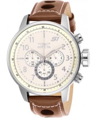 Men's 25724 S1 Rally Quartz Chronograph Ivory Dial Watch