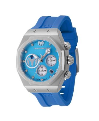 Women's TM-523006 Reef Quartz Chronograph Silver, Sky Blue Dial Watch