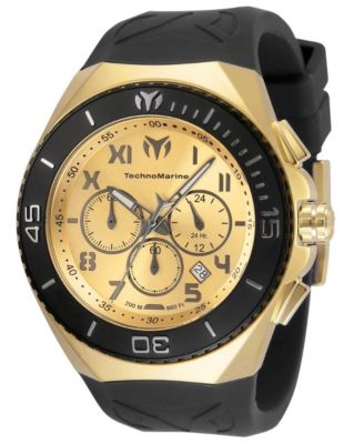 Men's TM-220017 Manta Quartz Chronograph Gold Dial Watch