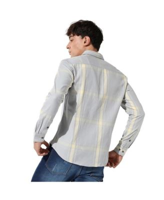 Men's Plaid Button Up Shirt