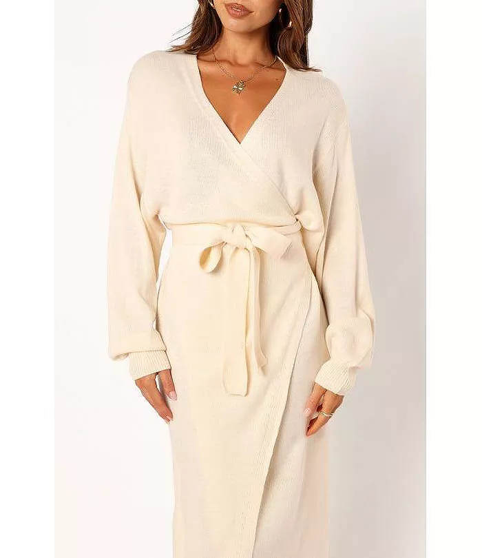 Women's Nova Wrap Knit Midi Dress - thumbnail 7