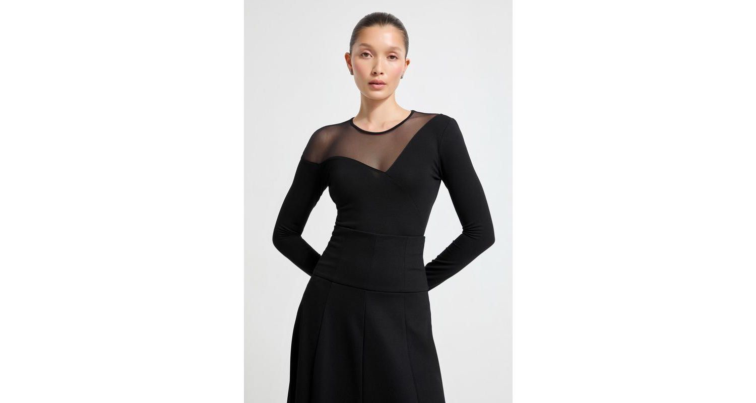 Women's India Wide-Waistband Sculpted Fitted Pencil Skirt