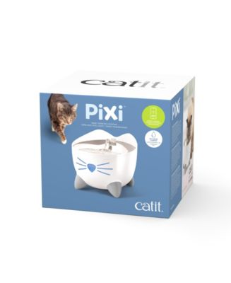 Catit Pixi Smart Drinking Fountain, Stainless Top - Macy's