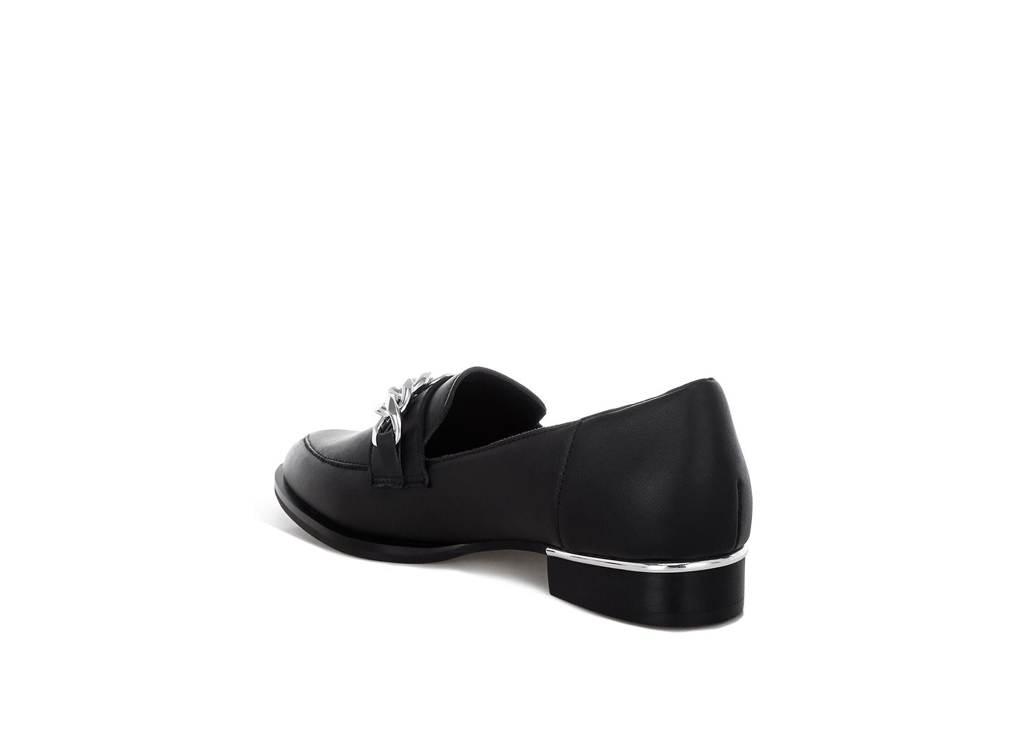 Rag and Co Womens Pola Leather Horsebit Loafers