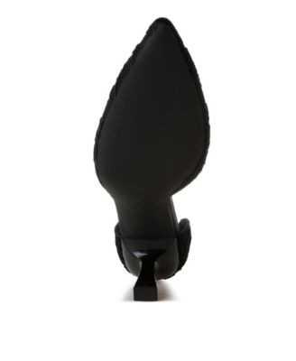 Womens Laika Lace Kitten Heel Sandals