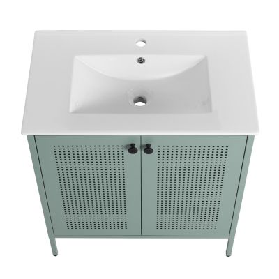 Streamdale 30 Inch Freestanding Bathroom Vanity With Ceramic SInk