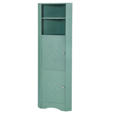 Streamdale Freestanding Bathroom Corner Cabinet with Shelves