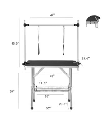 Streamdale Professional Pet Grooming Table with Arm and Clamps