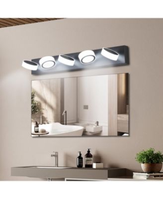 LED Vanity Lights Fixtures Over Mirror Bath Wall Lighting 5-Light