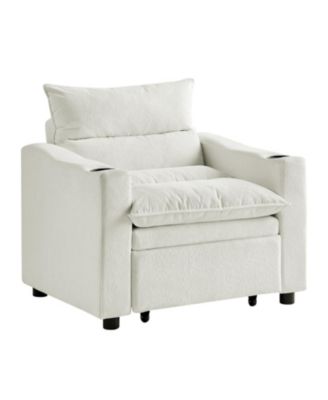 Convertible Sofa Chair Bed - Beige