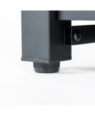 28-inch Iron Square Propane Fire Pit Table