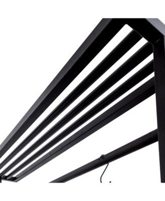 Kitchen Island Baker's Rack Microwave Stand with Storage & 3 Hooks