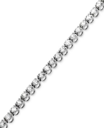 Certified Diamond Bracelet (3 ct. t.w.) in 14k White Gold