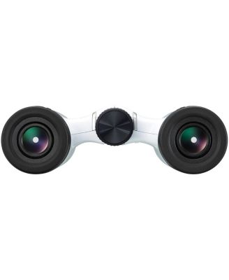 8x21 Aculon T02 Roof Prism Binocular with 6.3 Degree Angle of View, White