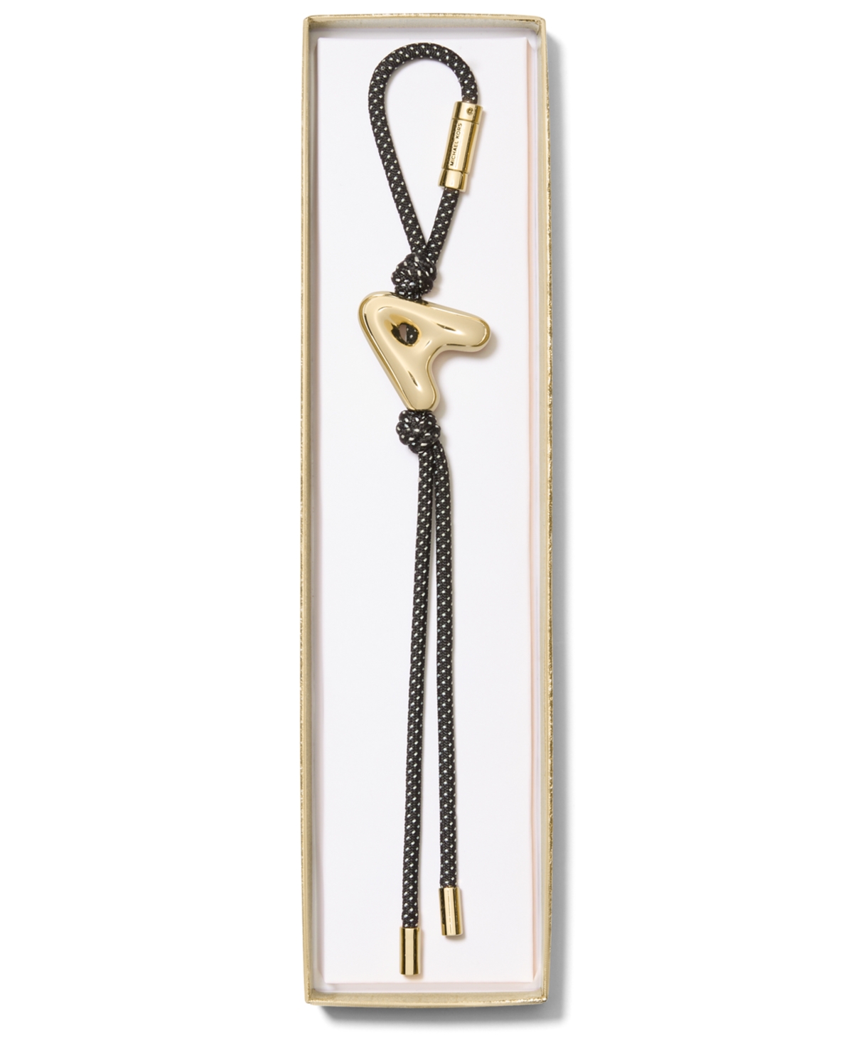 Michael Kors A Bubble Cord Charm In Black