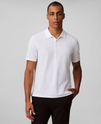 Men’s Short Sleeve Stretch Jacquard Polo Shirt