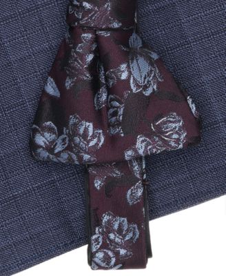 Men's Soho Floral Bow Tie with Pocket Square  2-Piece Set, Macy's Exclusive