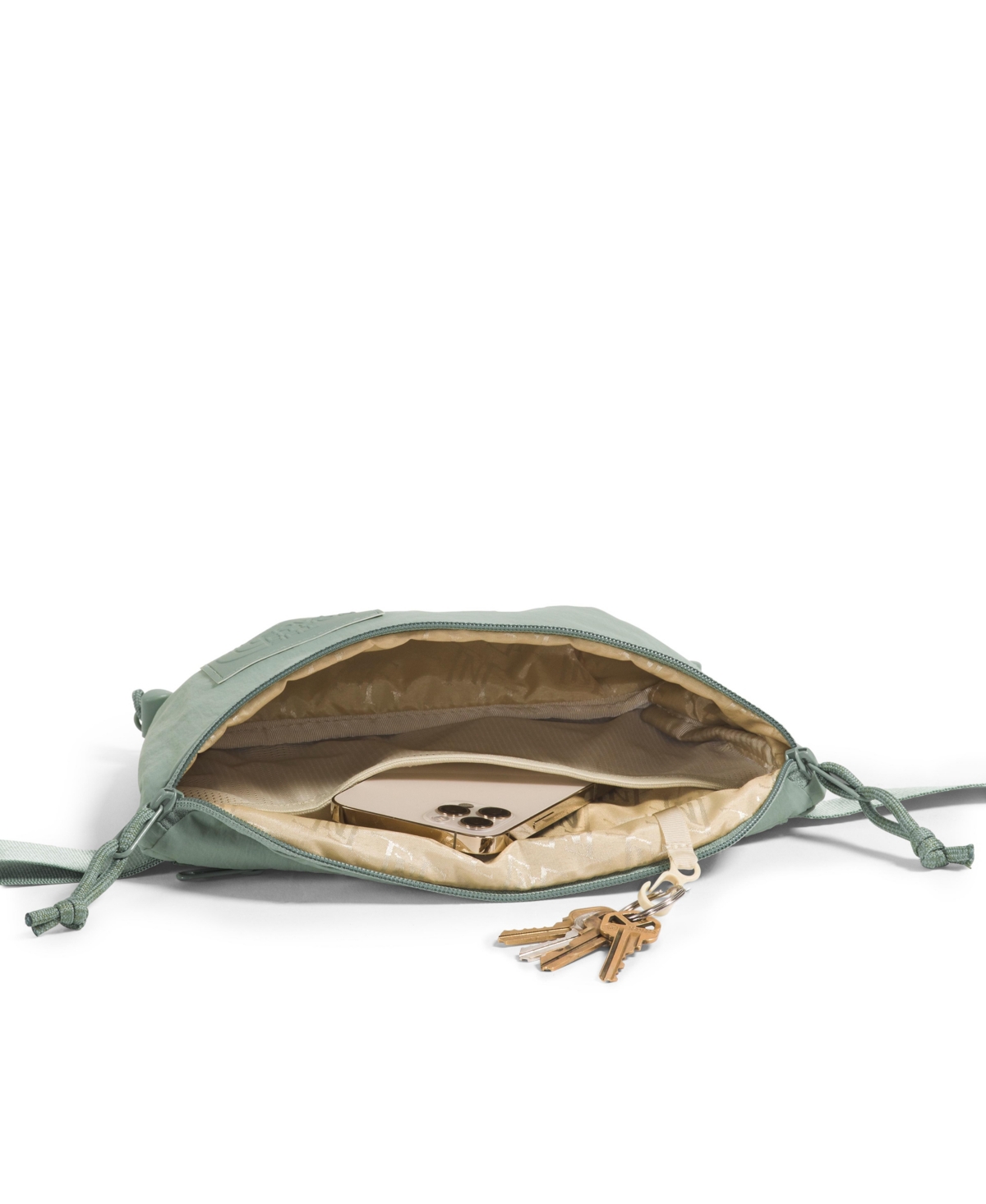 The North Face Women's Never Stop Lumbar Crossbody Bag In Green