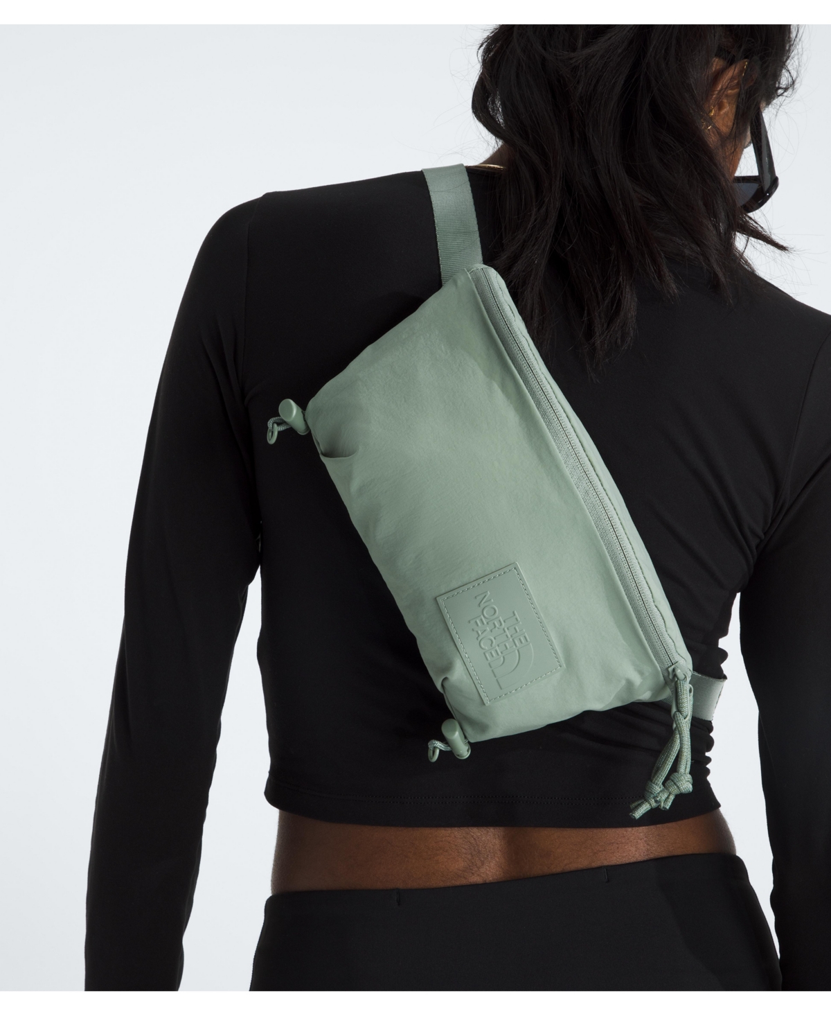 The North Face Women's Never Stop Lumbar Crossbody Bag In Green