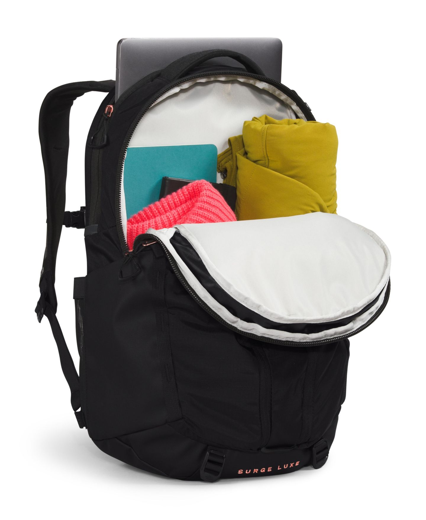 Рюкзак The North Face Surge Luxe Messenger, цвет: Белый дюнный — фото 11