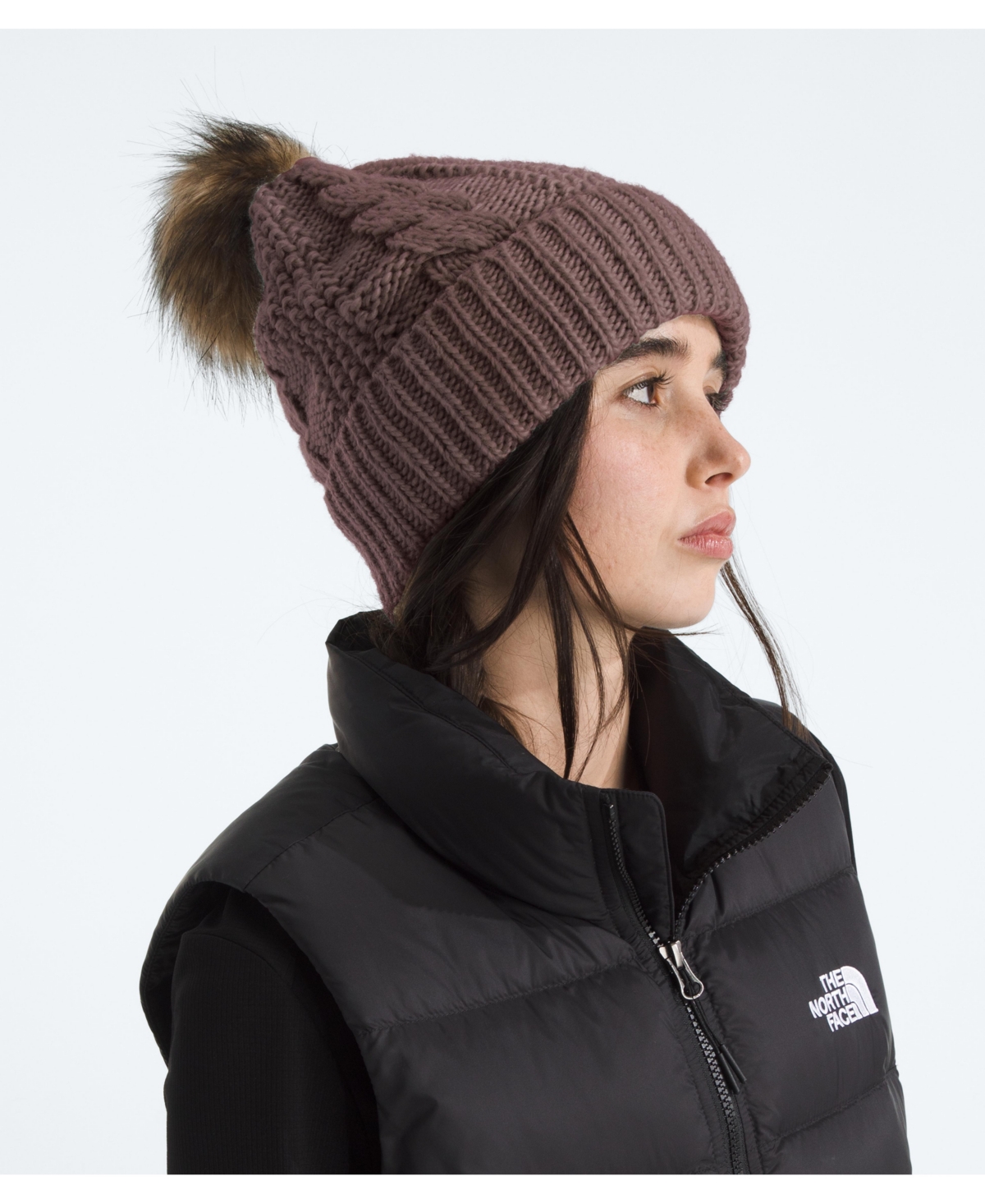 The North Face Women's Oh Mega Faux-fur Pom Beanie