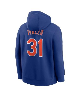 Men's Mike Piazza Royal New York Mets Retired Player Name Number Club Pullover Hoodie