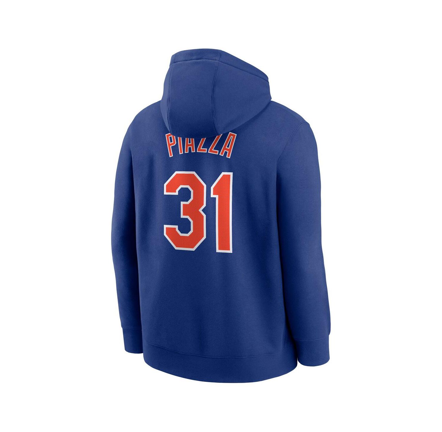 Men's Mike Piazza Royal New York Mets Retired Player Name & Number Club Pullover Hoodie